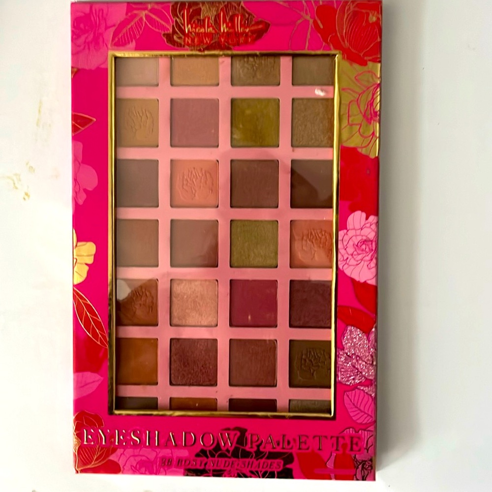 NIP! Nicole Miller 28 Rosy Nudeish Eyeshadow Palette.